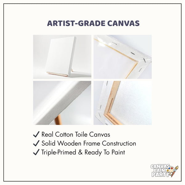 Bulk Pre Drawn Canvases for Event Planners, Studios, Schools, and Churches
